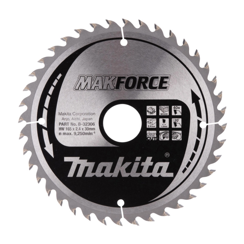 Makita Hm Klinge 165x30x40z Makforce  -32306
