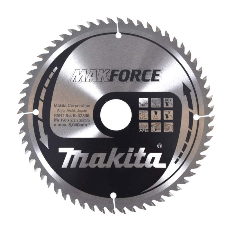 Makita Hm Klinge 190x30x60z Makforce  -32390