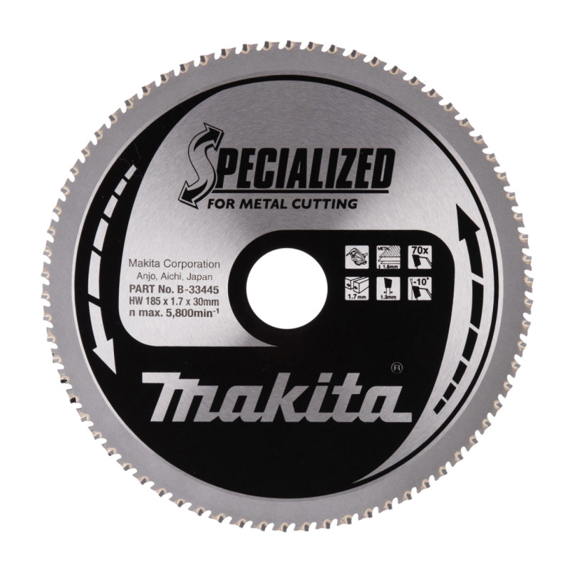 Makita Hm Klinge 185x30x70z Met  -33445