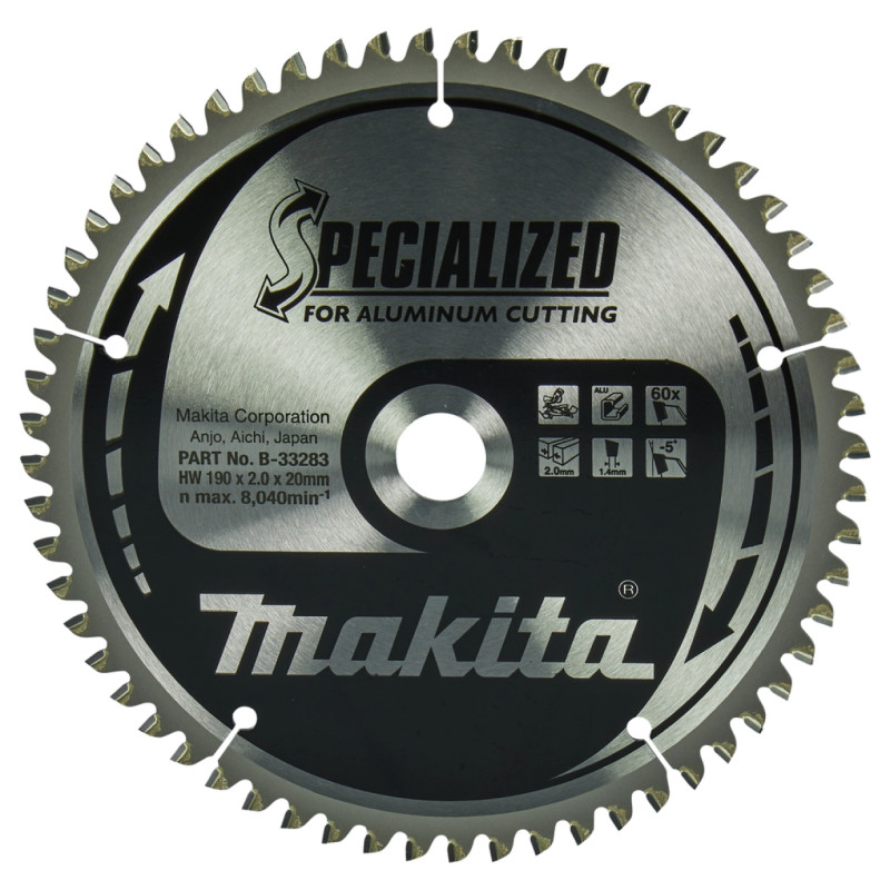 Makita Hm Klinge 190x20x60z Specializ  -33283