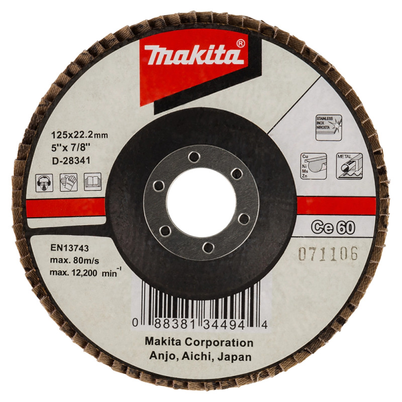Makita Slibeskive 125 K60  -28341