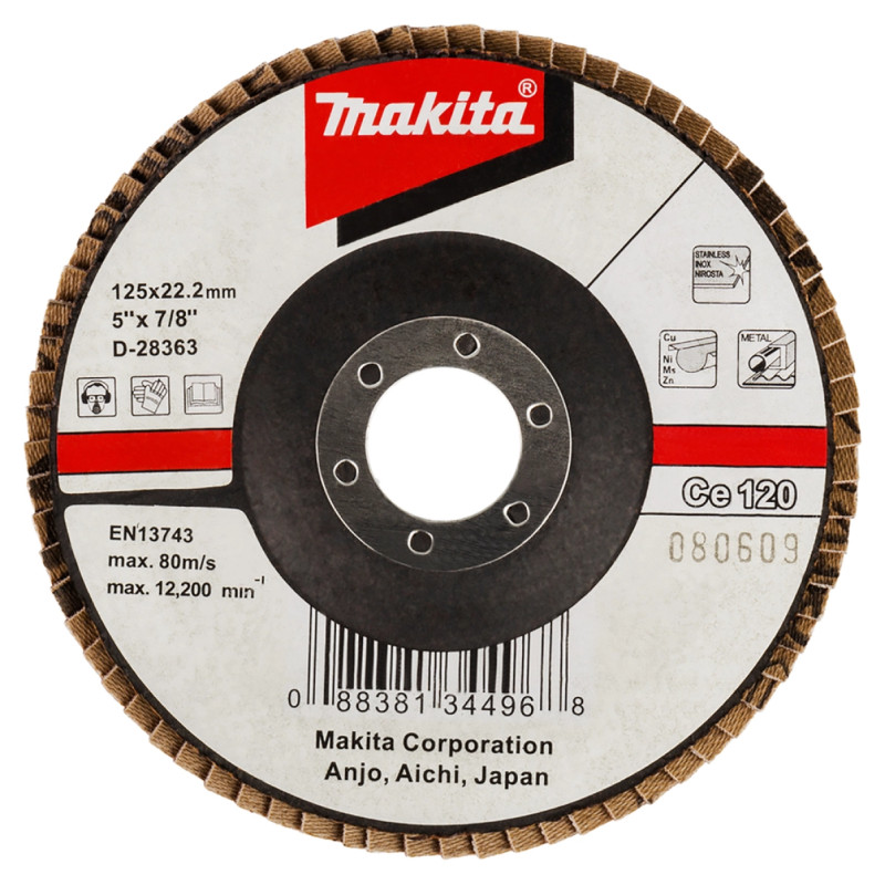 Makita Slibeskive 125 K120  -28363