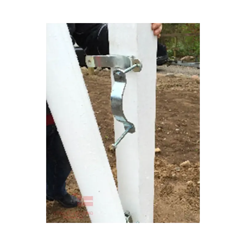Opsætning På Eksisterende Støtte Til 10 Meter Glasfiberflagstang