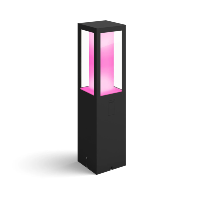 Philips Hue Impress White And Color Ambiance Lav Bedlampe Sort Low Volt Extension