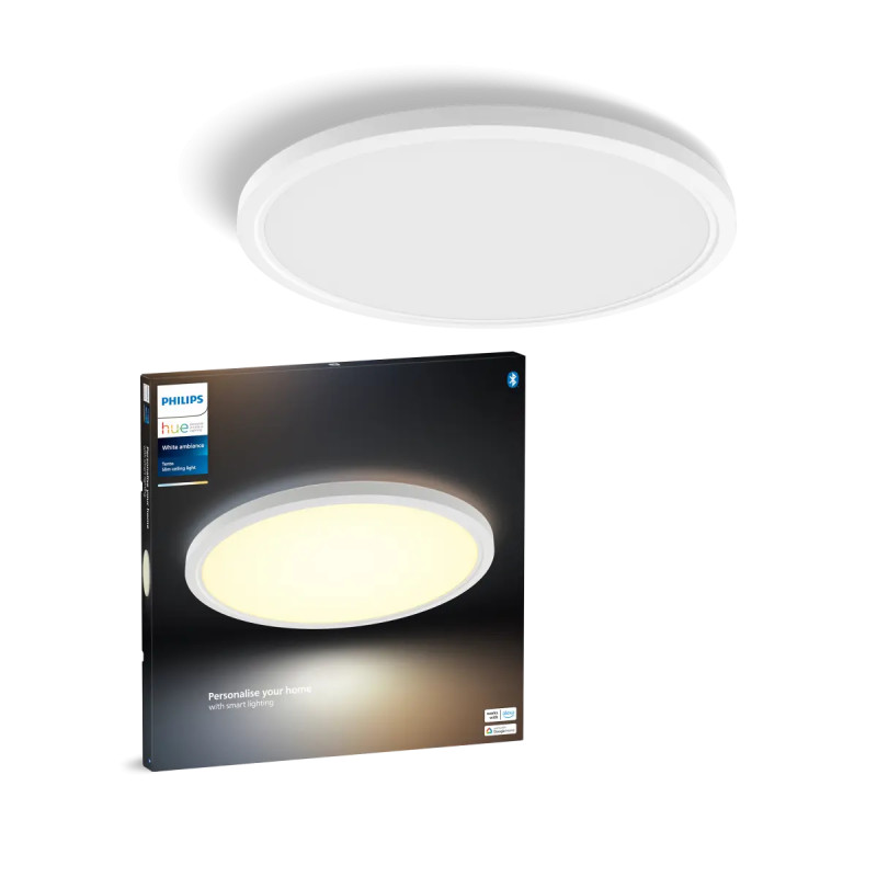 Philips Hue Tento White Ambiance Rundt Led Loftpanel Hvid 54   Cm