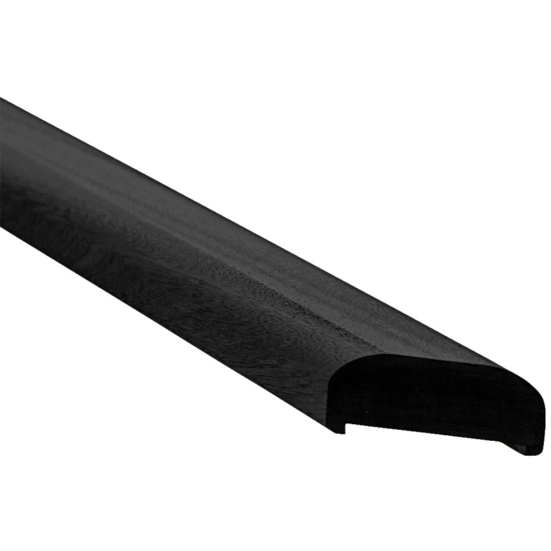 Plus Håndliste   Gelænder Smig Højre 6x3 6x197cm 45 Gr    Mahogni Olieret Sort 20452-15