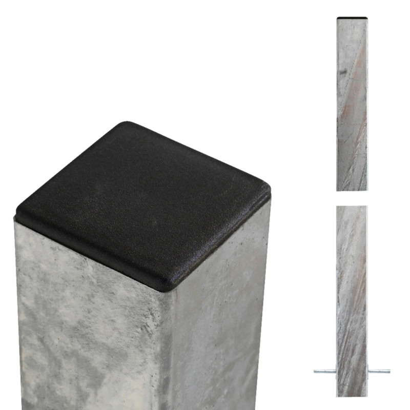 Plus Stålstolpe Varmgalvaniseret 80x80mmx268cm Til Nedgravning 20399-