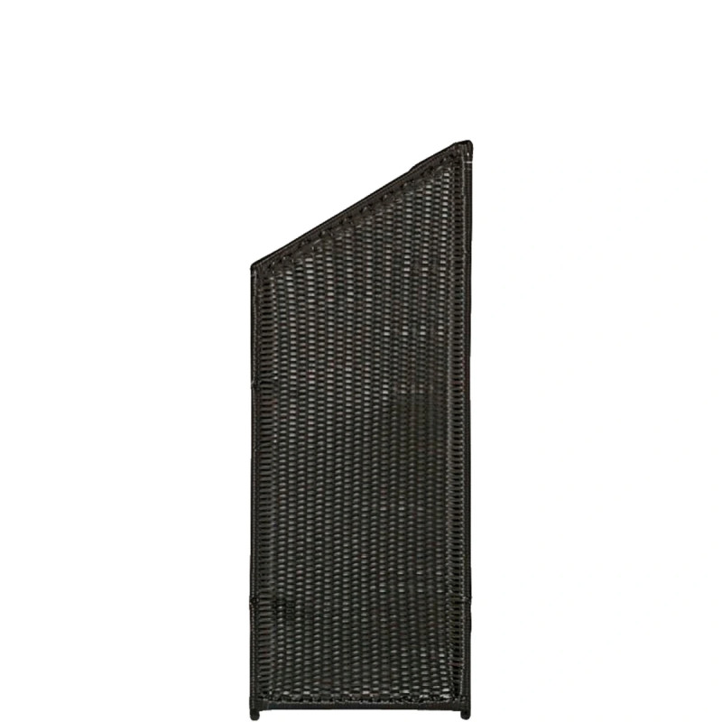 Plus Trend Polyrattan Skråelement 55x140 110cm Sort