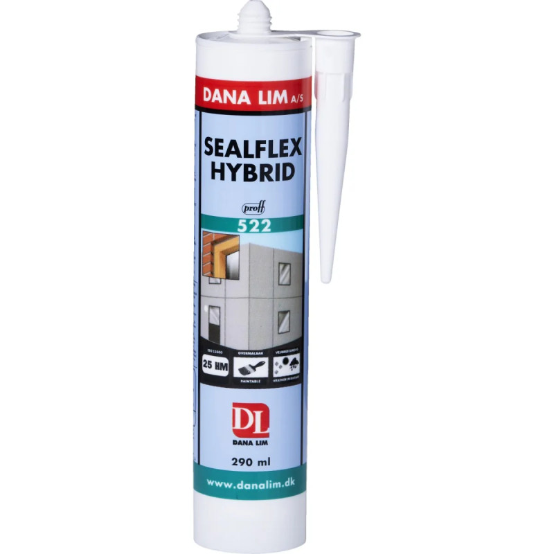 Proff Ms Byggefuge 522 Sort 290 Ml