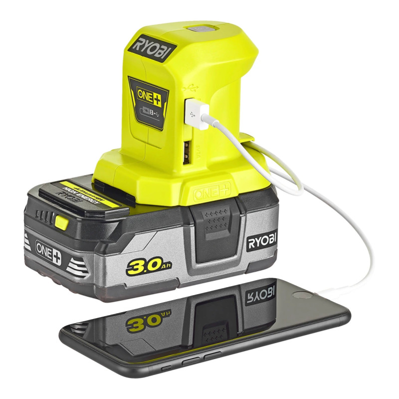 Ryobi Batteri Usb Adapter R18usb-