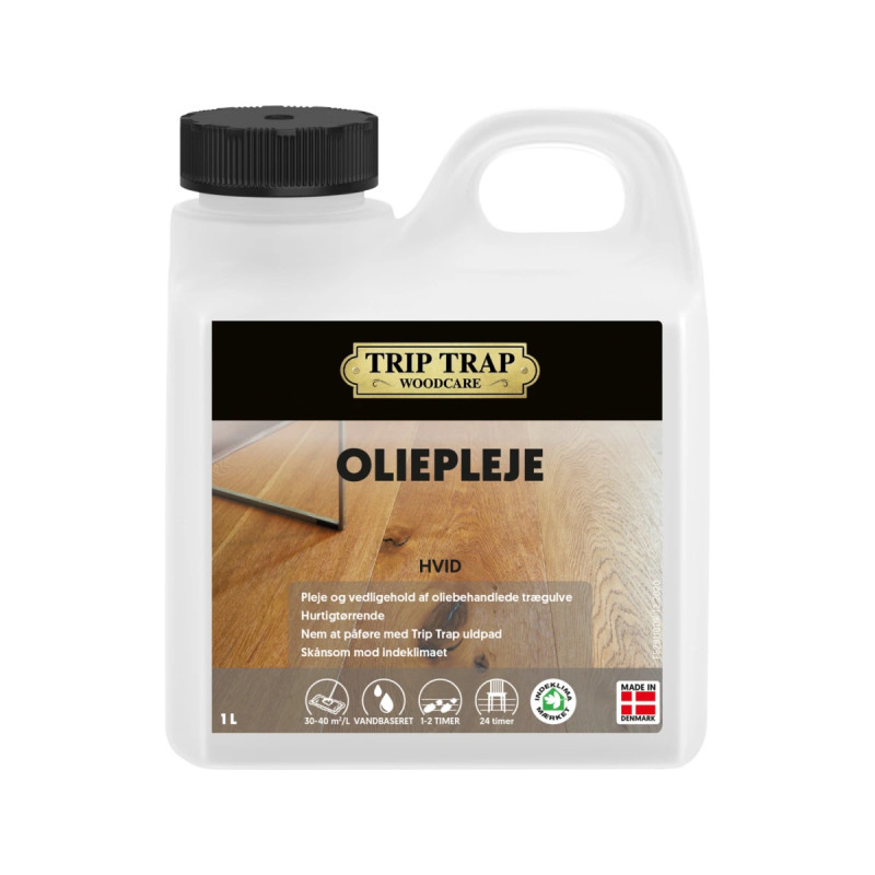 Trip Trap Oliepleje Hvid 1lt