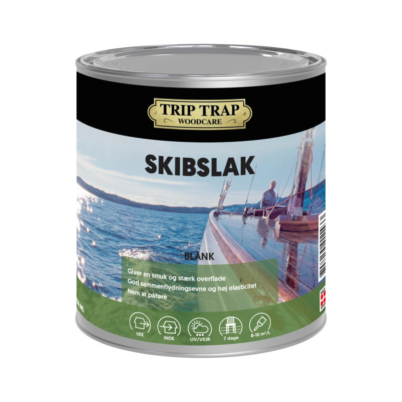 Trip Trap Skibslak Blank   75lt