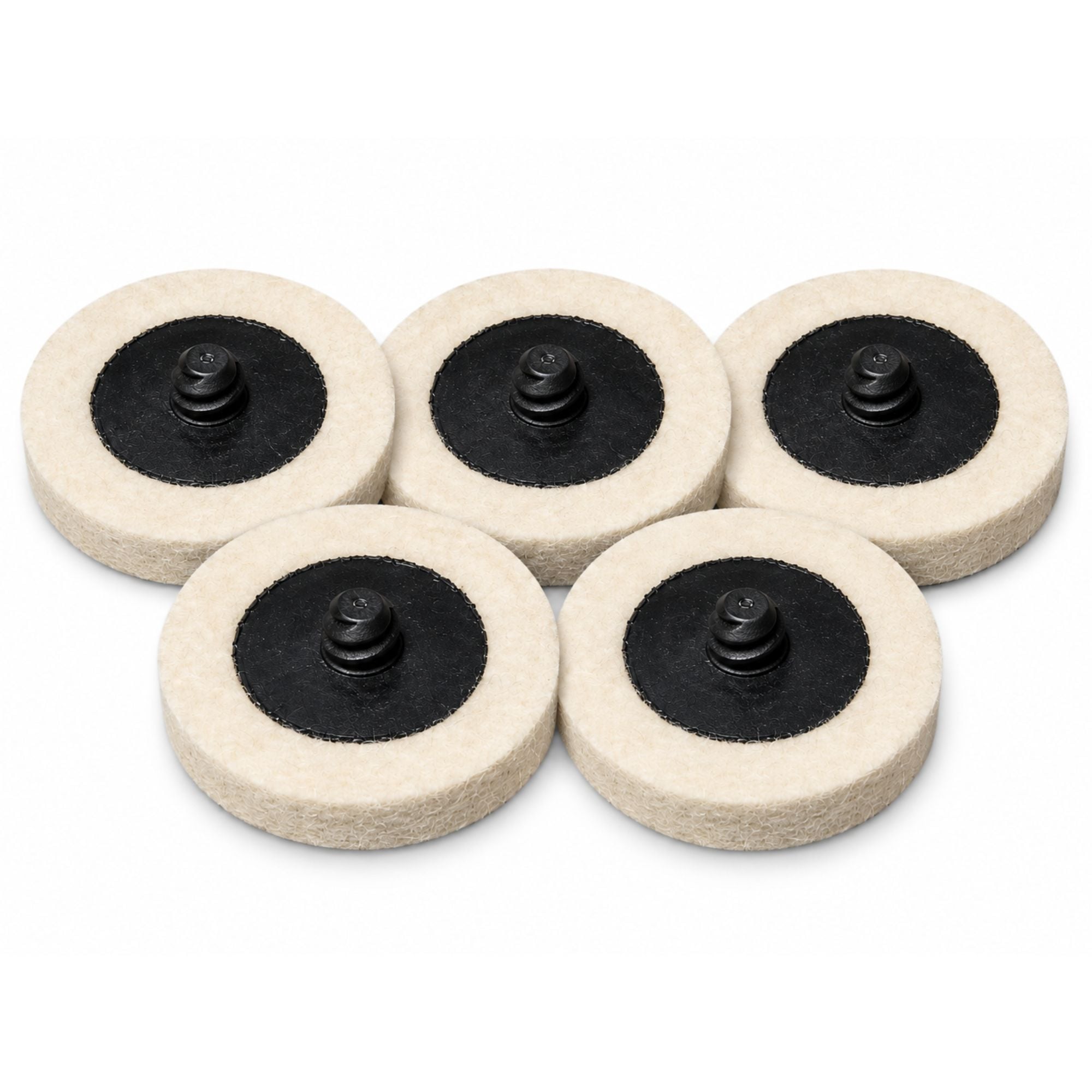 ø50mm Filt Poleringsrondel Til Roloc   Quick-lock Type