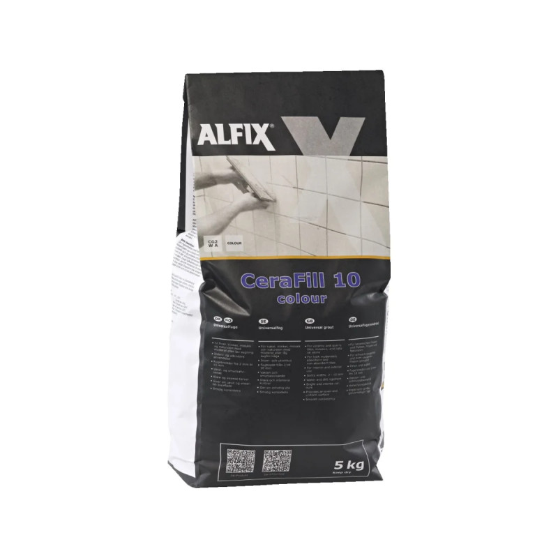 Alfix Cerafill 10 Colour Stålgrå   Kg