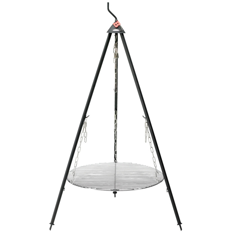 Bon-fire Basissæt Inkl :  -ben 140 Cm  Grillrist ø60 Cm Kæder 50 Cm