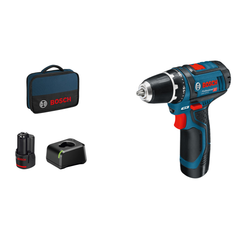 Bosch Gsr 12v-15   Akku Bore- Skruemaskine 060186810f