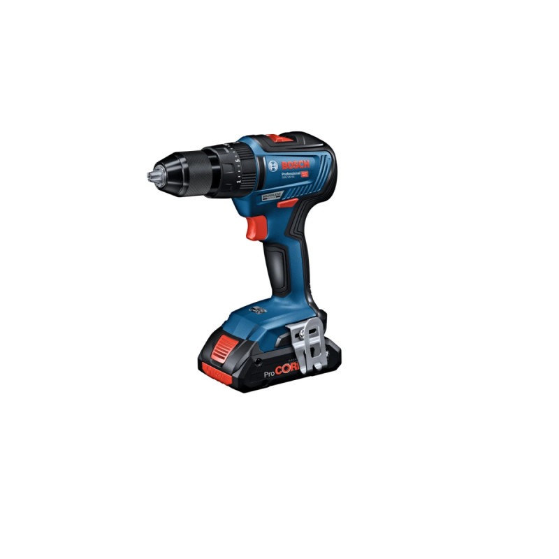Bosch Slagboremaskine Gsb 18v-55 2x2ah  -case 06019h5305