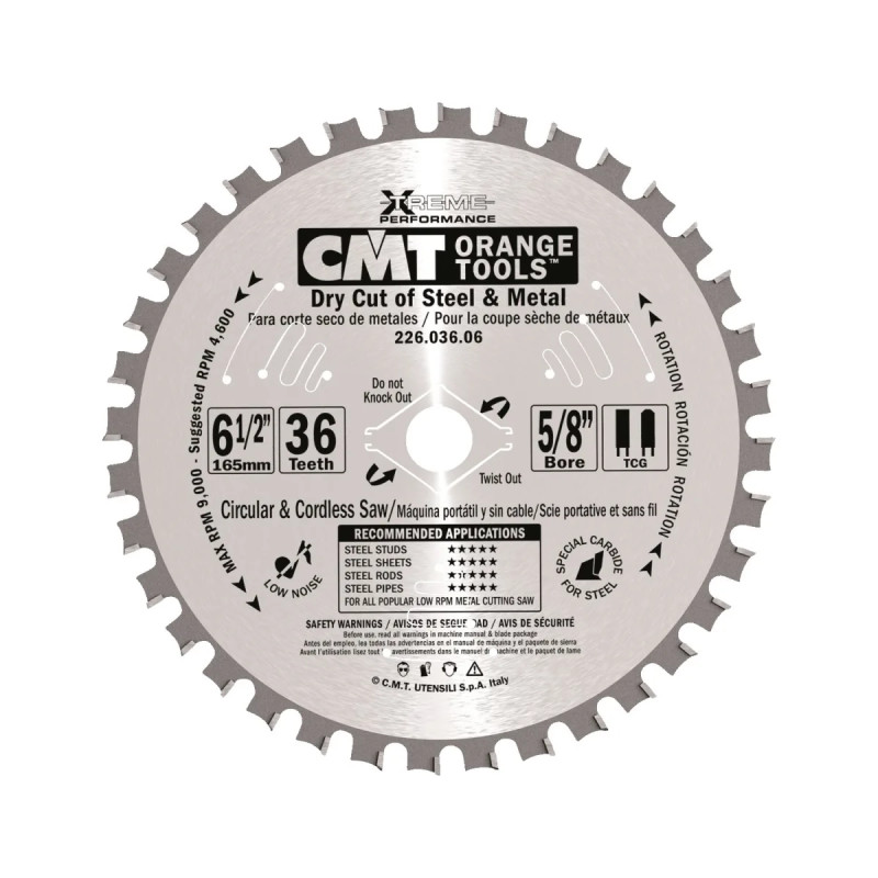 Cmt Klinge 165x1 5x20 Z36 Dry Cut 226 036 06h