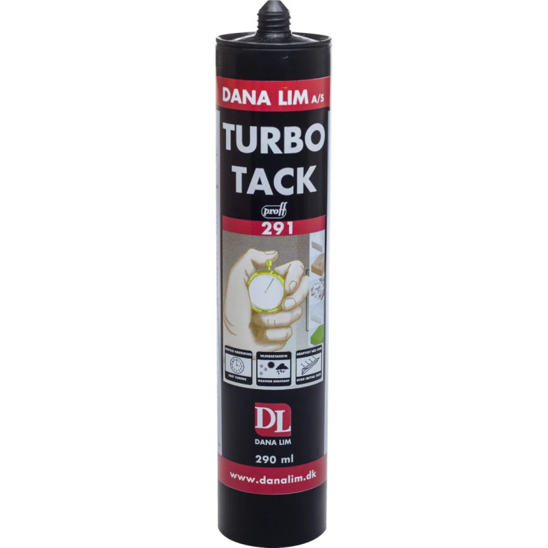 Dana Turbo-tack 291 Hvid 290ml