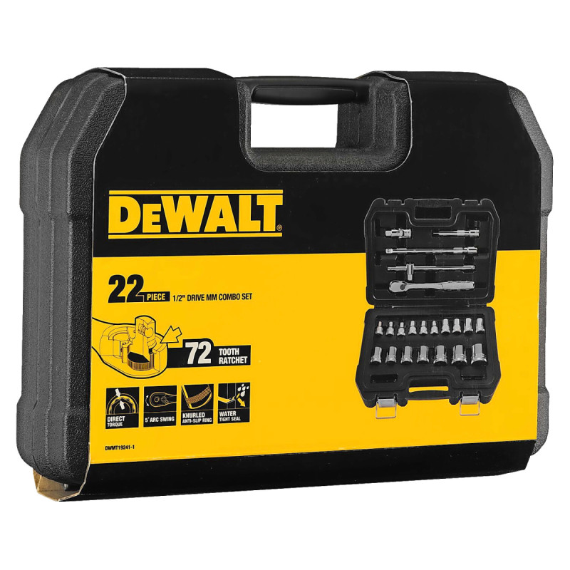 Dewalt Topnøglesæt     Quot  22 Stk Dwmt19241-