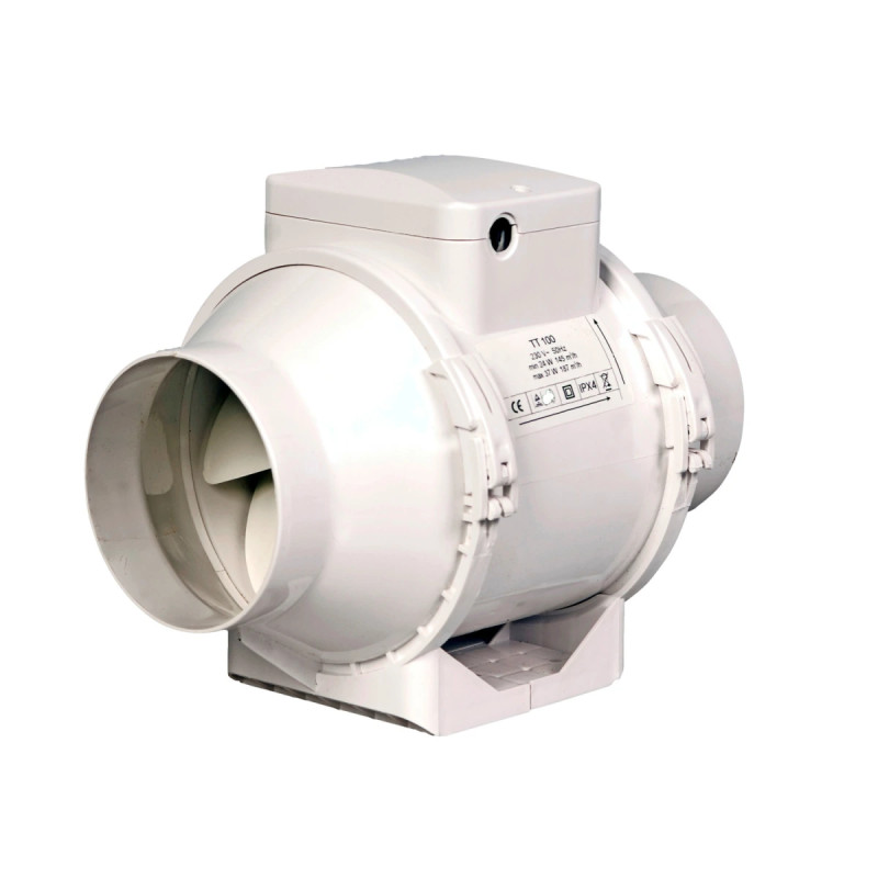 Duka Kanalventilator El100tt Hvid