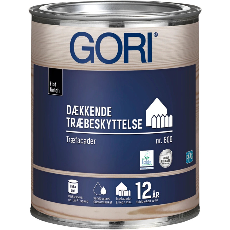 Dyrup Gori 606 Træbeskyttelse Dækkende Kridt   75 Liter
