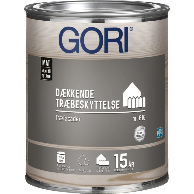 Dyrup Gori 616 Træbeskyttelse Dækkende Kridt   75 Lt