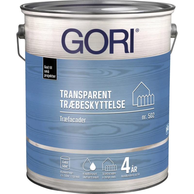 Dyrup Gori 502 Træbeskyttelse Transparent Base 30   50lt