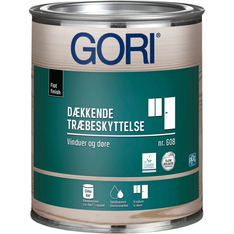 Dyrup Gori 608 Vinduesmaling Dækkende Kridt   75 Liter