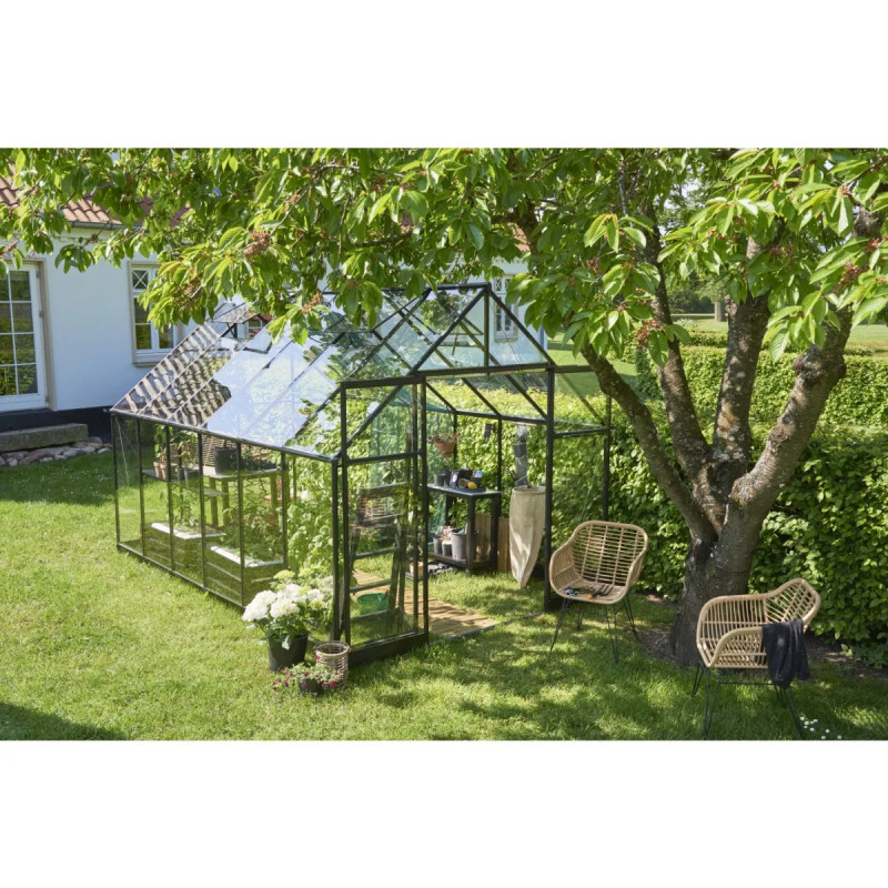 Halls Qube 812 Sort      Mm Hærdet Glas F09863