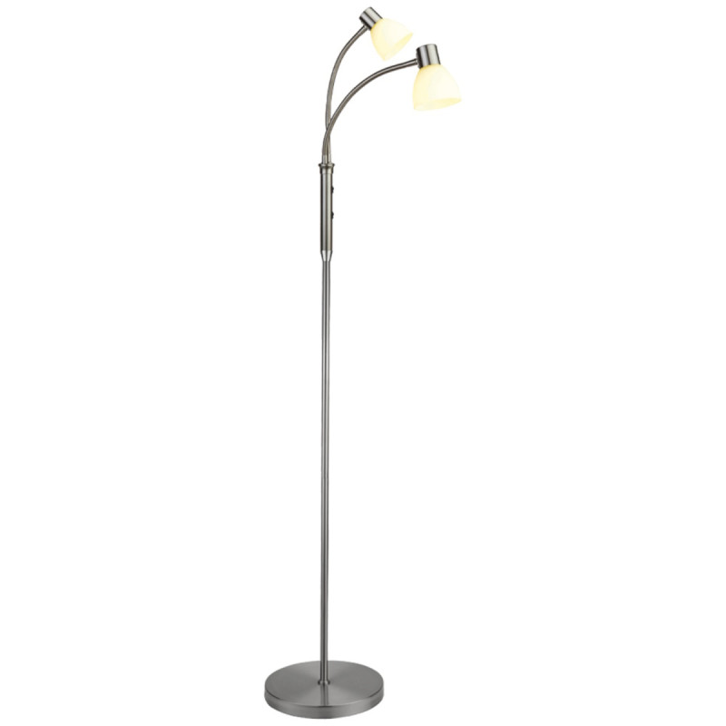 Halo Design Hudson Gulvl  Led 2l G9  Opal Glas    -stål 736904
