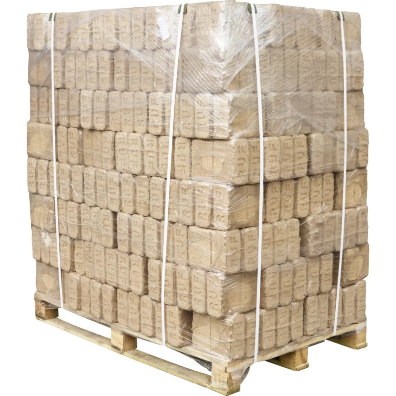 Hardwood Briketter 96   10 Kg 960 Kg Palle