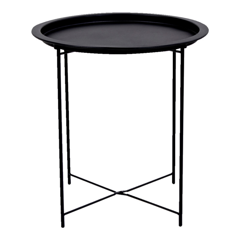 Hjørnebord   Sort Pulverlakeret Stål 2101350