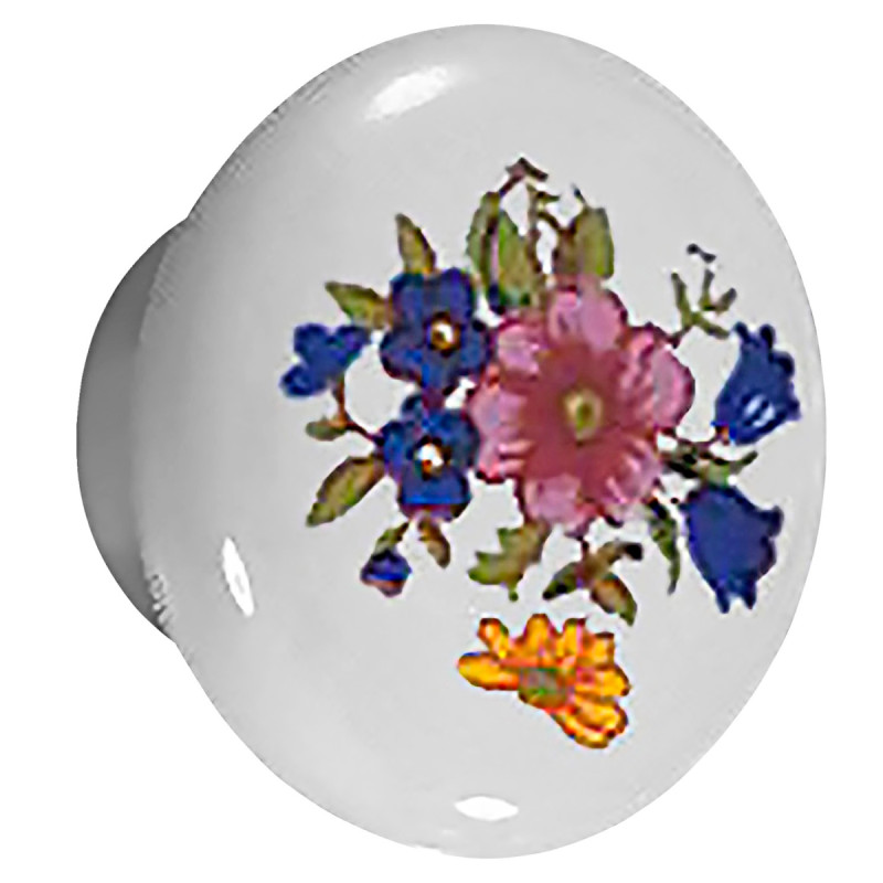 Home It Porcelænknop ø32   25 Mm Hvid Deko   Stk