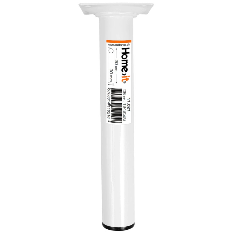 Home-it Bordben 20 Cm  Dia  30 Mm  Hvid