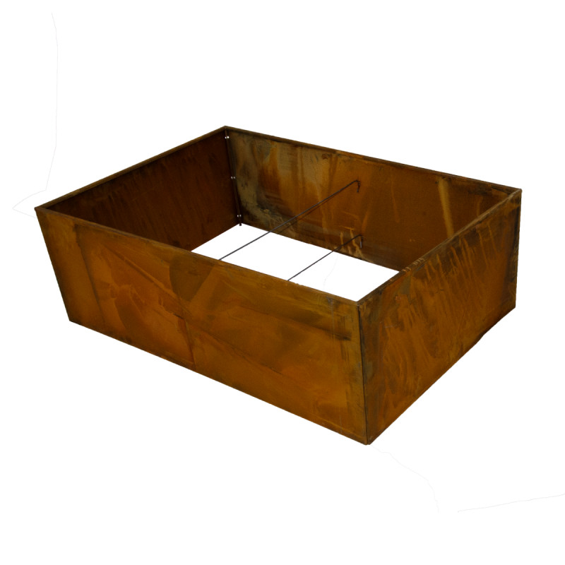 Hortus Corten Højbed Uden Bund 120   80   40 Cm     Mm