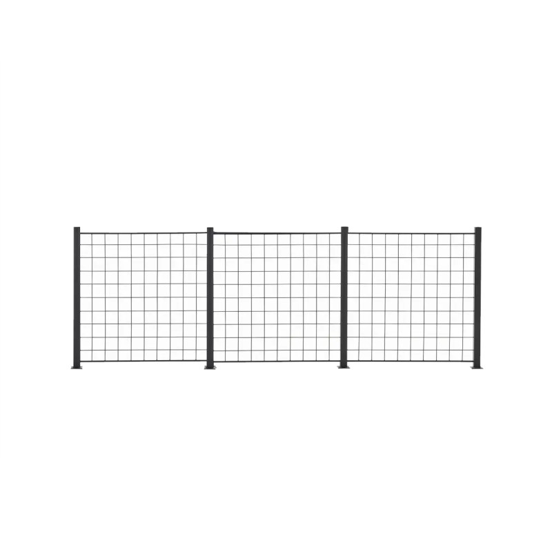 Hortus Espalier   Fag 100   100 Cm Inkl    Alustolper 108 Cm Antracitgrå