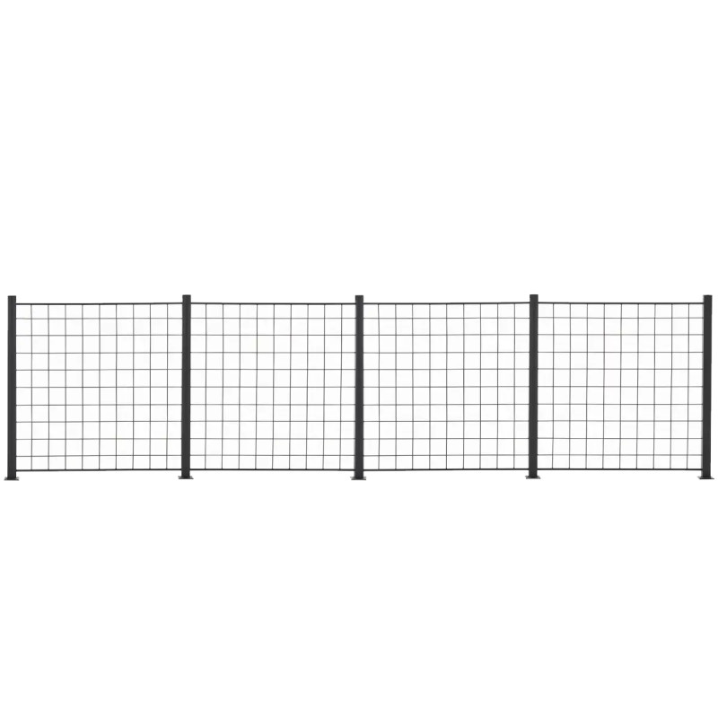 Hortus Espalier   Fag 100   100 Cm Inkl    Alustolper 108 Cm Antracitgrå