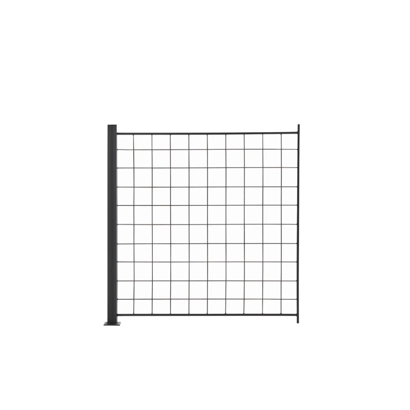 Hortus Espalier Tillægsfag 100   100 Cm Inkl    Alustolpe 108 Cm Antracitgrå