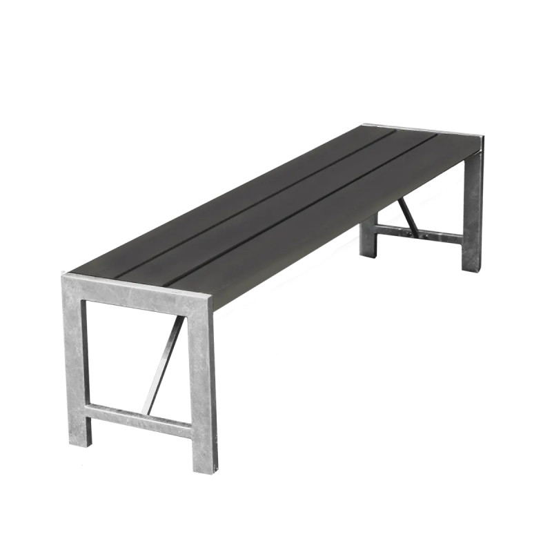 Hortus  -model Bænk 43   37   180 Cm   Antracitgrå Nonwood