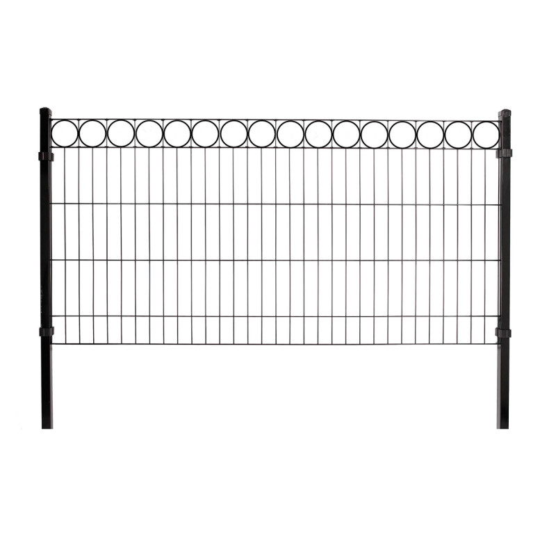 Hortus Panelhegn Med Deko  Quot   Quot    100   200 Cm   Sort