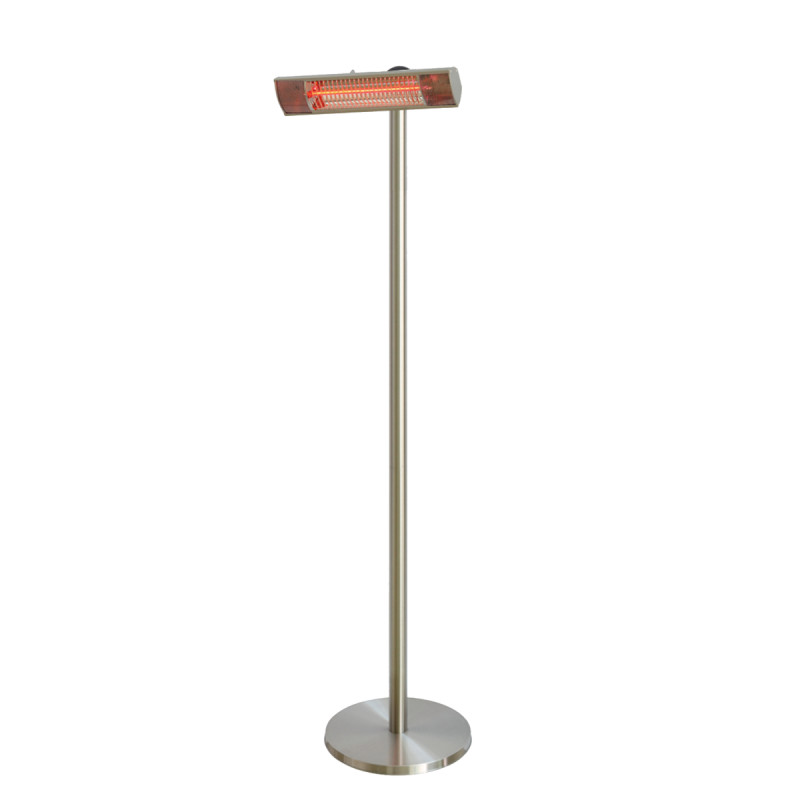Hortus Terrassevarmer 1500   Gt Gulvmodel   Sølv