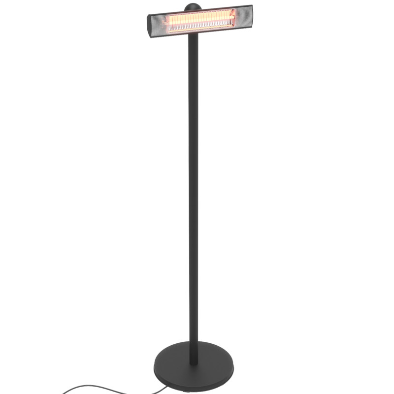 Hortus Terrassevarmer 1500   Gulvmodel   Sort