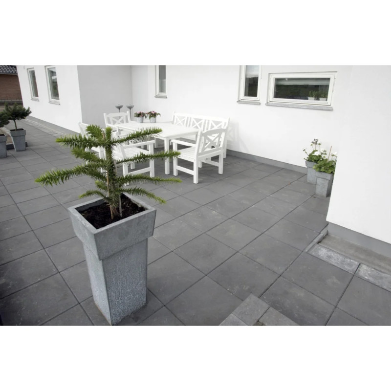 Ibf Modulfliser Sort Antracit 5x40x40cm