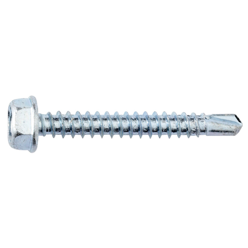 Itw Metal  Hex  Elforzinket Pladeskrue       38 137497
