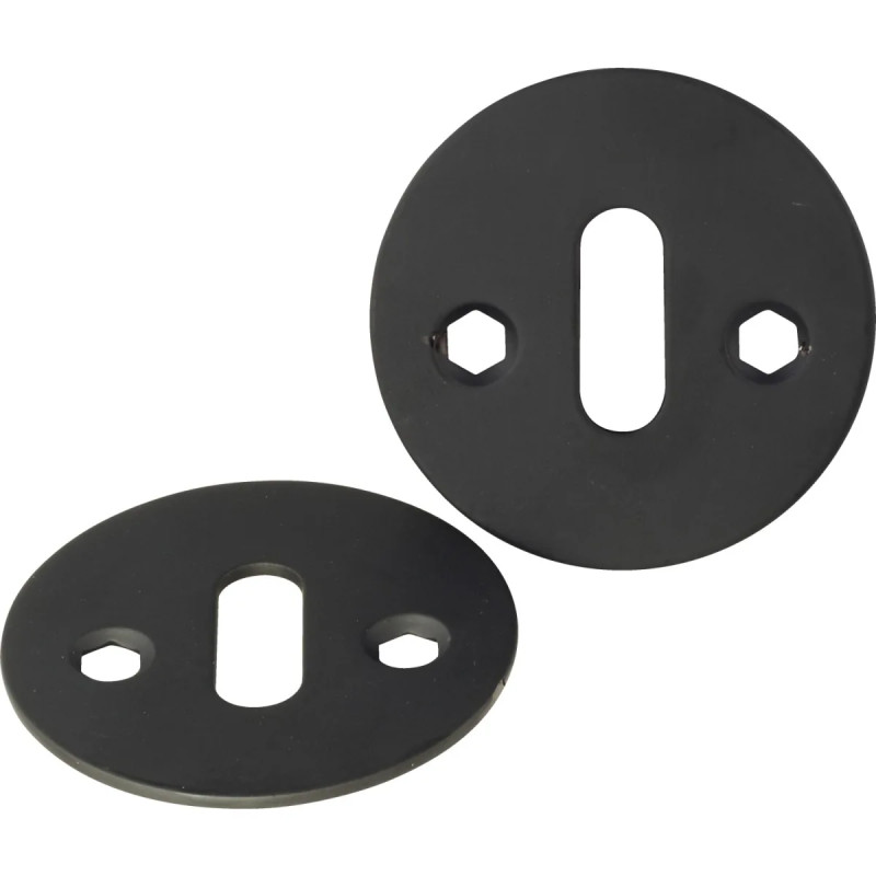 Jasa Nøgleskilt Modern 2mm Massiv ø52mm Noir 11020