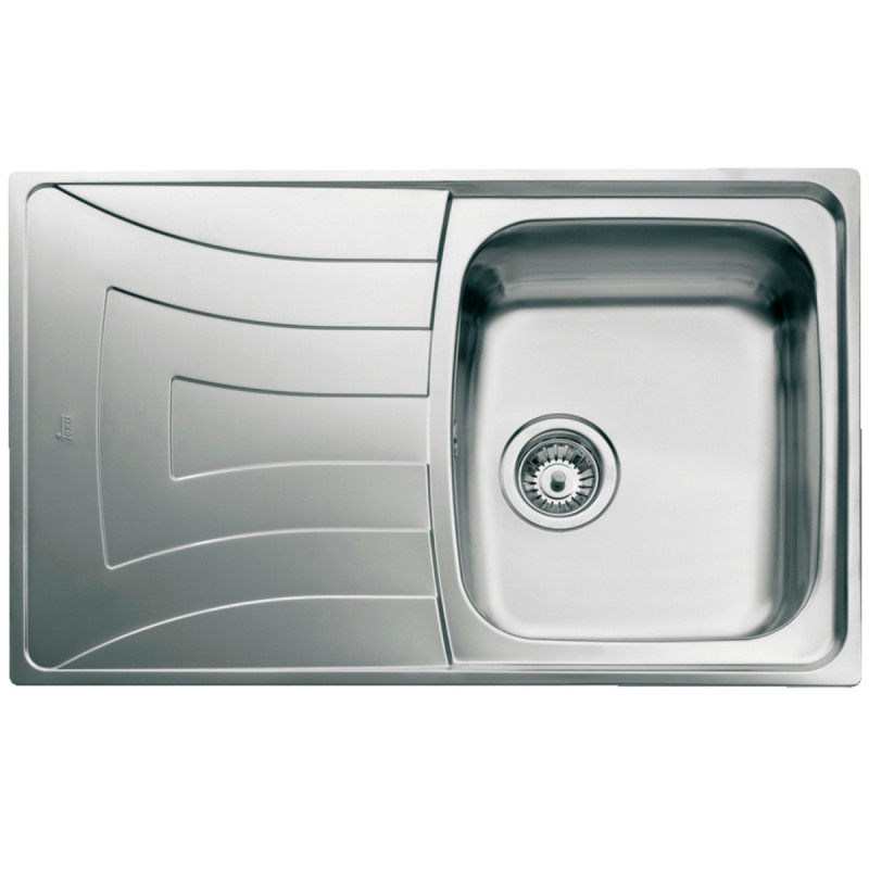 Juvel Køkkenvask Uni100d   Strainer Poleret    Kummemål: 340x400x170 Mm