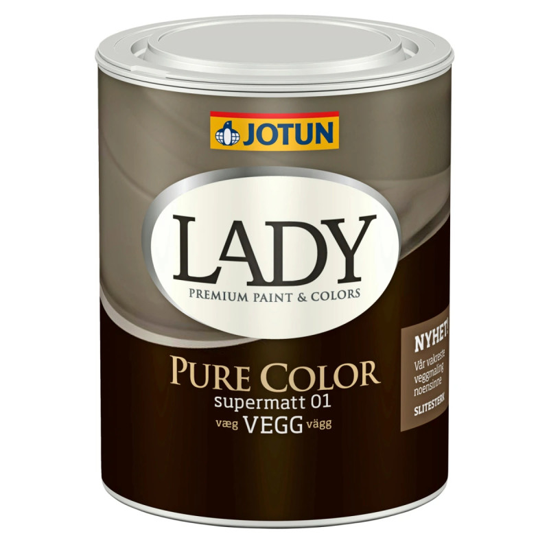 Lady Væg Pure Color Hvid-base   75lt 25wmaaarj