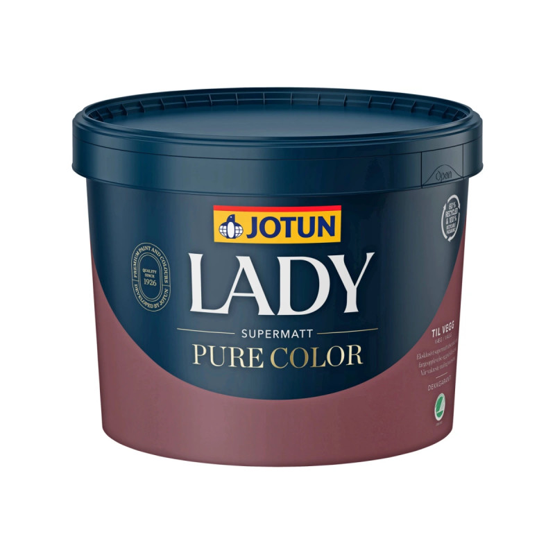 Lady Væg Pure Color Hvid-base 9lt 25wmaakva