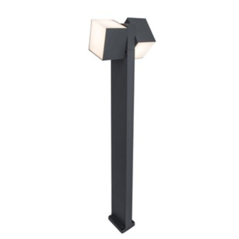 Lutec Bedlampe Cuba Mørkegrå   110x750x237mm